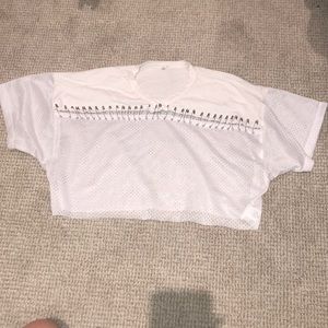 Emma & Sam Safety Pin Cropped Jersey